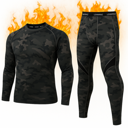 Lexmiraz™ Men's Fleece-Lined Thermal Set